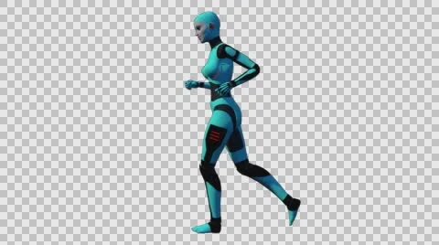 Android Female Jogging In Slow Motion 120fps Stock Footage 58760043