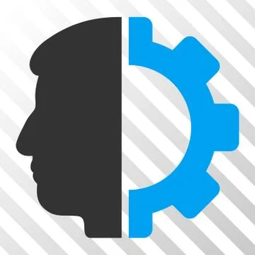 Android Head Vector Icon 스톡 일러스트