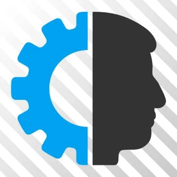 Android Head Vector Icon 스톡 일러스트