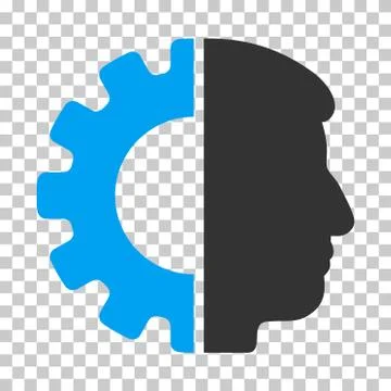 Android Head Vector Icon Stockillustratie