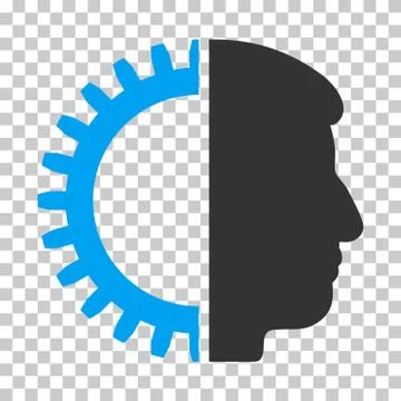 Android Head Vector Icon Stockillustratie