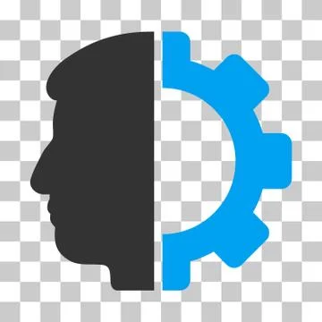 Android Head Vector Icon Illustrazione stock