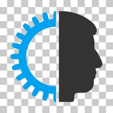 Android Head Vector Icon Illustrazione stock