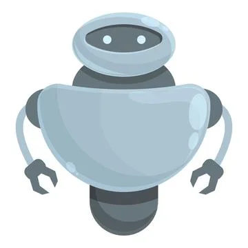 Android icon cartoon vector. Cute robot Stock Illustration