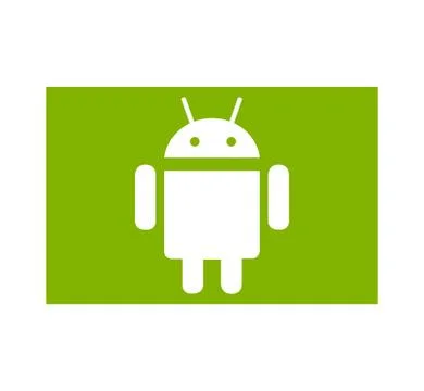 Android logo. Android the operating system for smart phones, tablet and mobil Stock Illustration