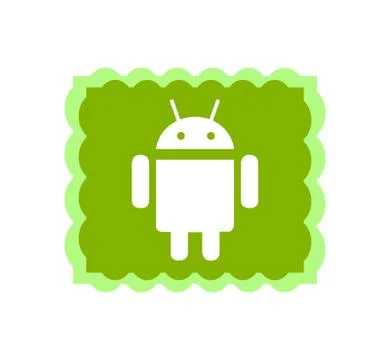 Android logo. Android the operating system for smart phones, tablet and mobil Stock Illustration