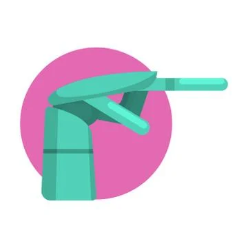 Android Metal Hand Pointing Finger, Part Of Futuristic Robotic And IT Science Stock Illustration