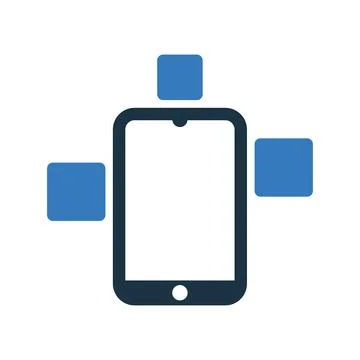 Android, modular, phone, project icon. Simple editable vector graphics. Stock Illustration