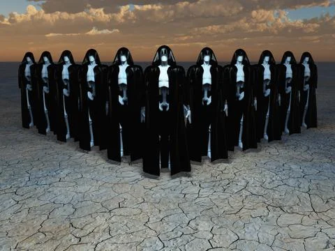 Android mystics Stock Illustration