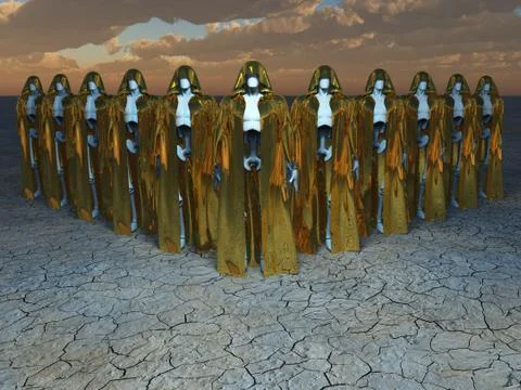 Android mystics Stock Illustration