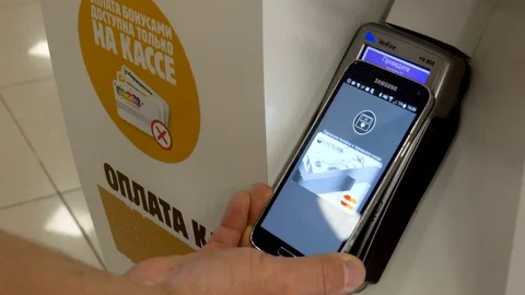 Android pay Successful purchase Stock Footage 77056592