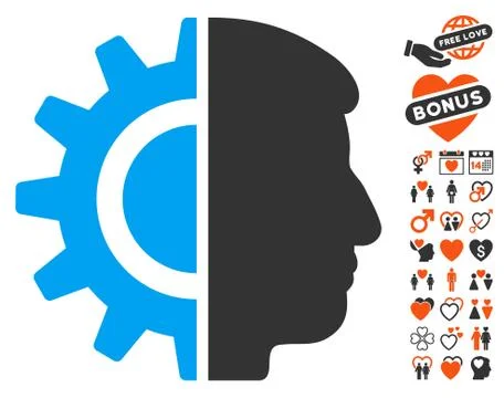 Android Robotics Icon With Bonus イラスト素材