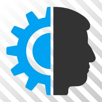 Android Robotics Vector Icon Illustrazione stock