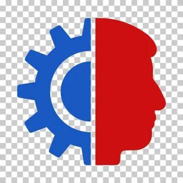 Android Robotics Vector Icon 스톡 일러스트