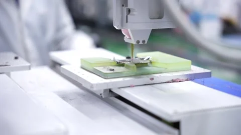 Android smartphone Production assembly line Stock Footage 247147722