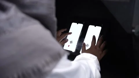 Android smartphone Production assembly line Stock Footage 247200665