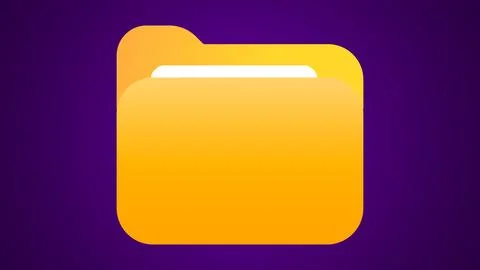 Android system stoke softer file manege icon isolated illustration background Stock Illustration