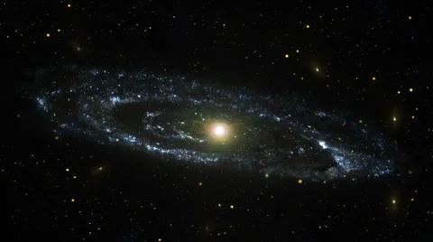 Andromeda Galaxy Outer Space, HD Stock Footage 37256854