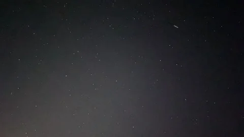 Andromeda galaxy starfall M31 Stock Footage 158033299