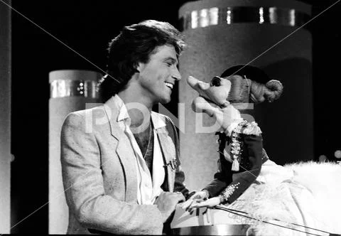 Andy Gibb with Madam on Solid Gold in 1983 Credit: Ron Wolfson ...