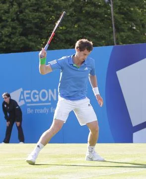 Andy Murray Plays A Double Match With His Brother Jamie Against Xavier Malisse &amp; Foto stock
