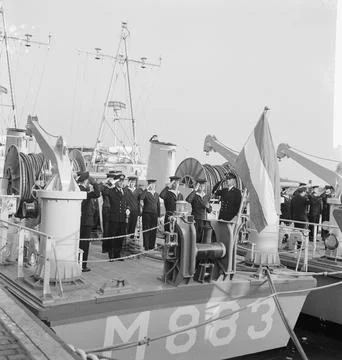Anefo photo collection.  Commitment four new water-pain in Den Helder. Octo.. Stock Photos