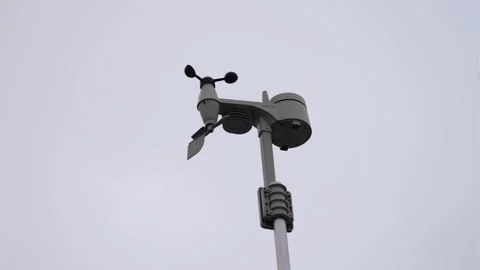Anemometer Stock Footage 301465595