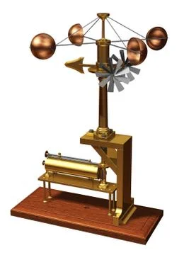Anemometer Illustrazione stock