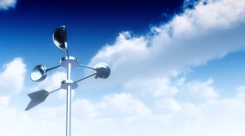 Anemometer (Loop) Video stock 5163999