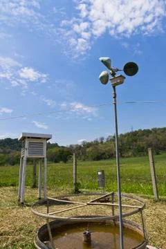 Anemometer station 3 Stock Photos