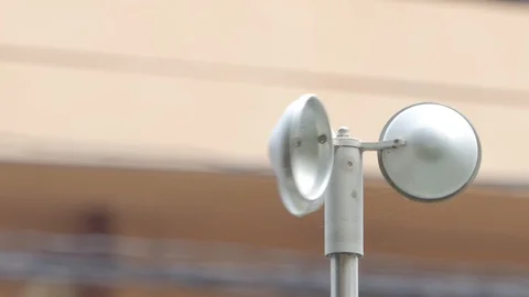 Anemometer at weather station. Video stock 101639129