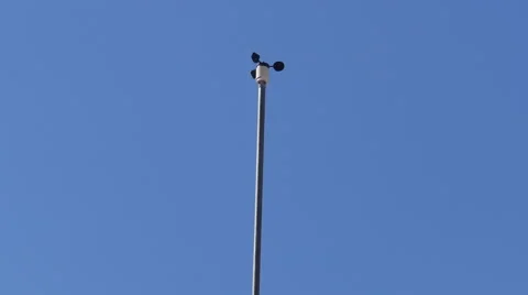 Anemometer-windspeed Stock Footage 42968735