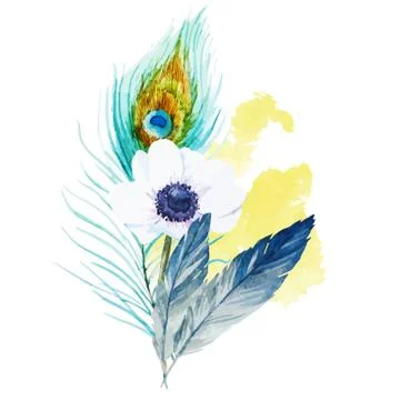 Anemones Stock Illustration