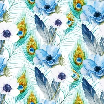 Anemones Stock Illustration