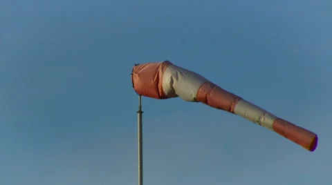 Anemoscope. Wind Direction Indicators Set Against a Blue Sky Stock Footage 62391630