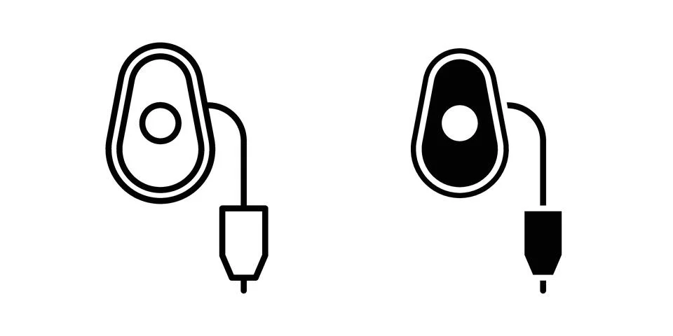 Anesthesia icon set modern line and solid style collection. イラスト素材