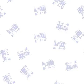 Anesthesia machine glyph seamless pattern Stockillustratie