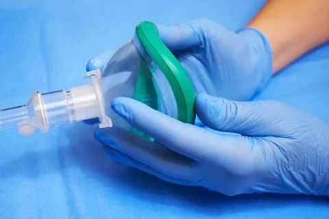 Anesthesia mask Stock Photos