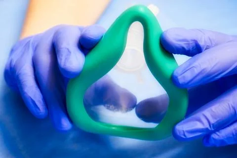 Anesthesia mask Stock Photos