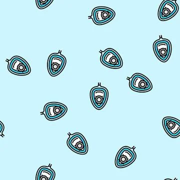 Anesthesia mask surgeon vector seamless pattern イラスト素材