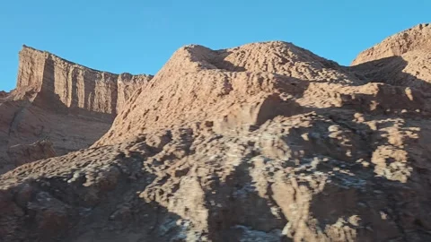 Anfiteatro Cliffs in Valle de la Luna, San Pedro de Atacama, Chile 8K Stock-Footage 331535265