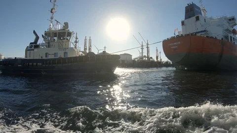 Angara at departure Stock Footage 91831374
