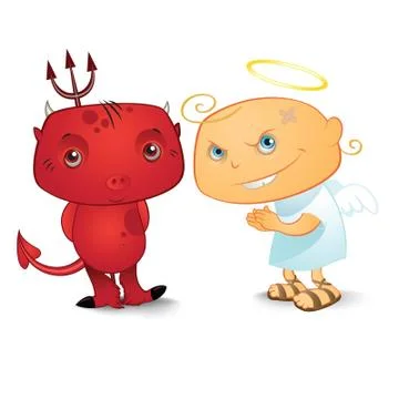 Angel and Demon イラスト素材
