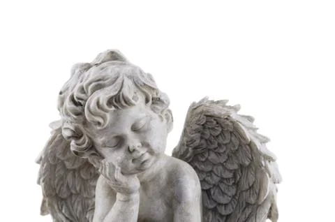 Angel antique statue Stock Photos
