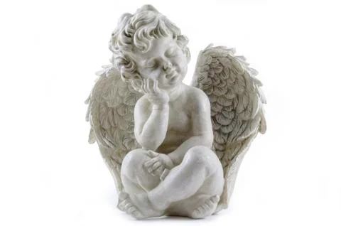 Angel antique statue Stock Photos