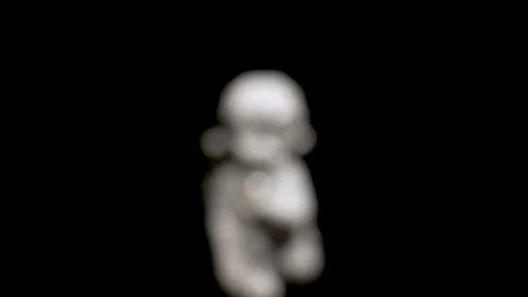 Angel approaching in focus Stock Footage 82832614