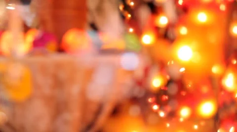 Angel on the background of garlands. Input. 動画素材 45416866