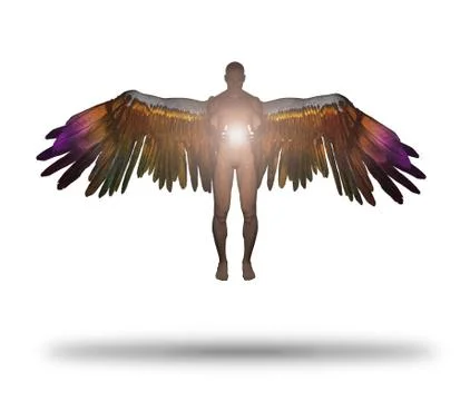 Angel being Stock Illustration