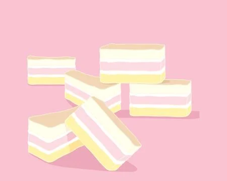 Angel cake Stock Illustration