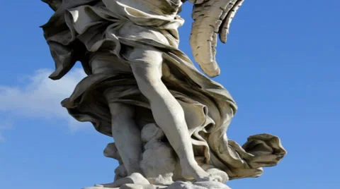 Angel Carrying the Column Stock Footage 35074832